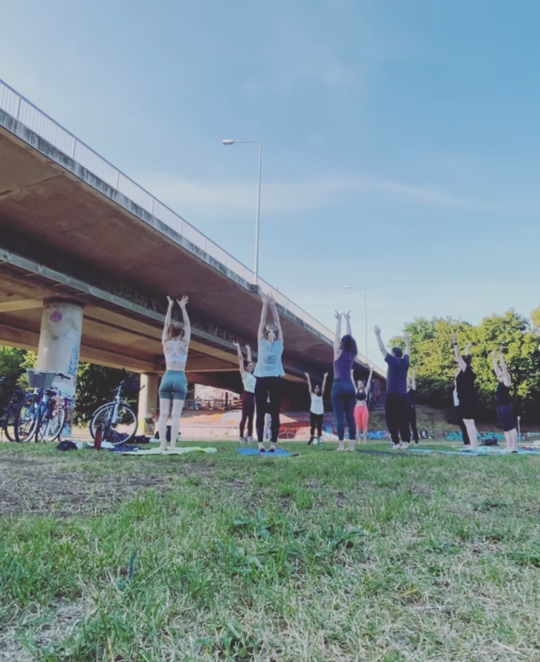outdoor yoga